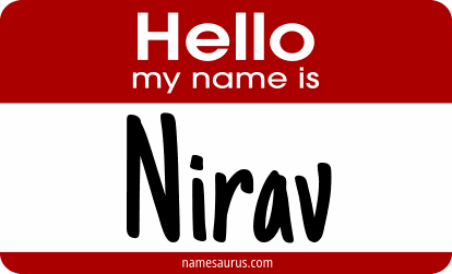 Hello my name is Nirav png download