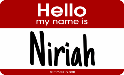 Hello my name is Niriah png download