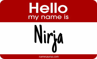 Hello my name is Nirja png download