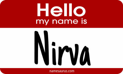 Hello my name is Nirva png download