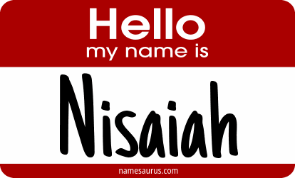 Hello my name is Nisaiah png download