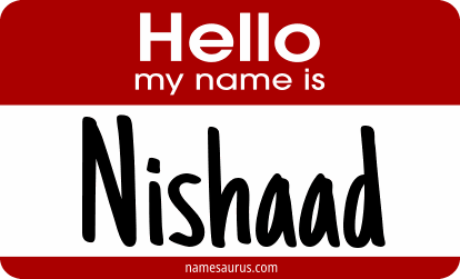 Hello my name is Nishaad png download