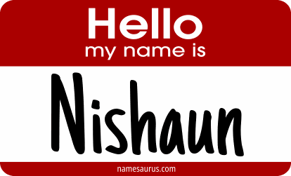 Hello my name is Nishaun png download