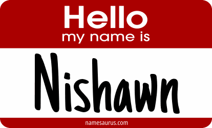 Hello my name is Nishawn png download