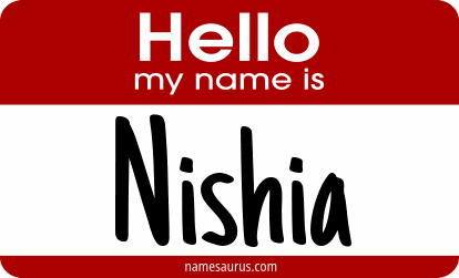 Hello my name is Nishia png download
