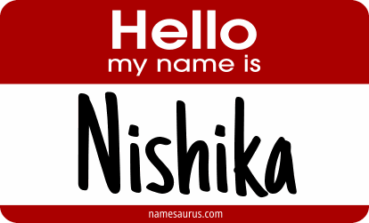 Hello my name is Nishika png download