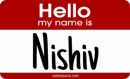 Hello my name is Nishiv png download
