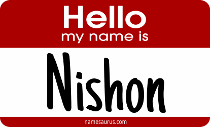 Hello my name is Nishon png download