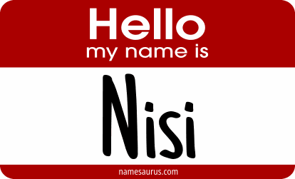 Hello my name is Nisi png download