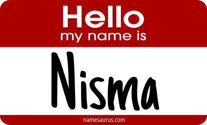 Hello my name is Nisma png download