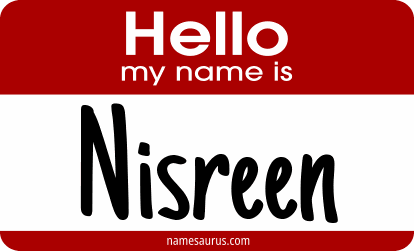 Hello my name is Nisreen png download