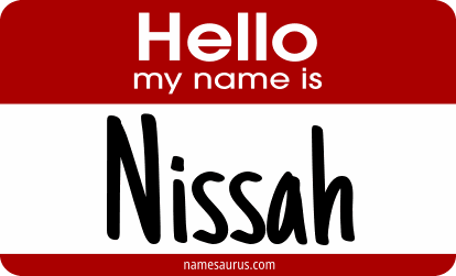 Hello my name is Nissah png download
