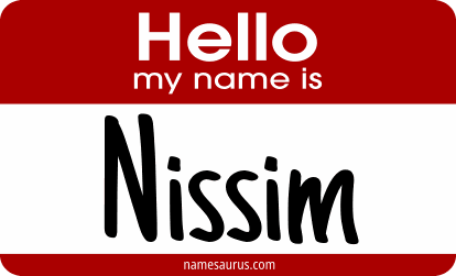 Hello my name is Nissim png download