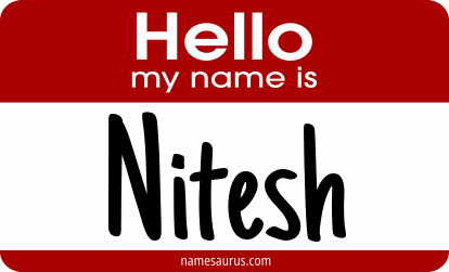 Hello my name is Nitesh png download