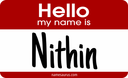 Hello my name is Nithin png download
