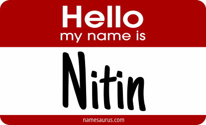 Hello my name is Nitin png download