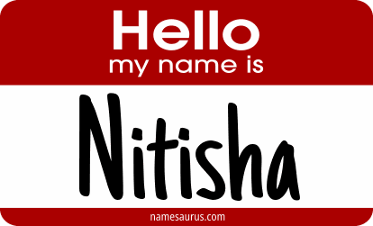 Hello my name is Nitisha png download