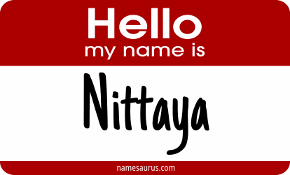 Hello my name is Nittaya png download