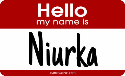 Hello my name is Niurka png download
