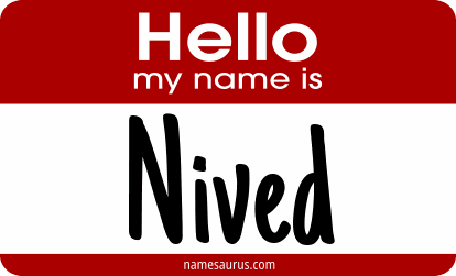 Hello my name is Nived png download