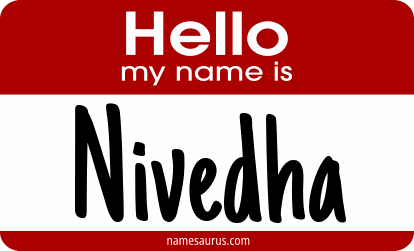 Hello my name is Nivedha png download