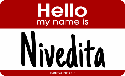 Hello my name is Nivedita png download