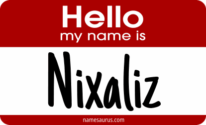 Hello my name is Nixaliz png download