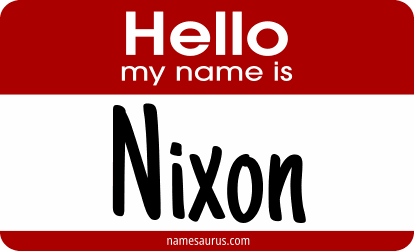 Hello my name is Nixon png download