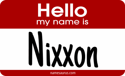 Hello my name is Nixxon png download