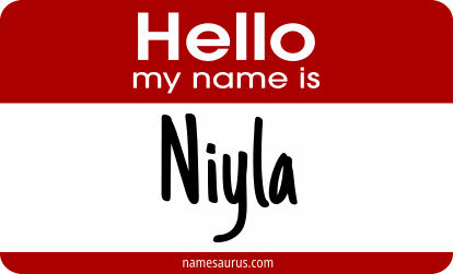 Hello my name is Niyla png download