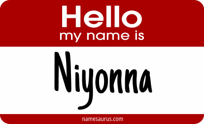 Hello my name is Niyonna png download