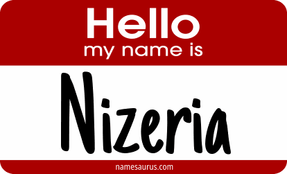 Hello my name is Nizeria png download