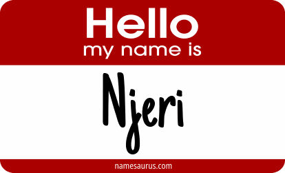 Hello my name is Njeri png download