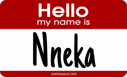 Hello my name is Nneka png download