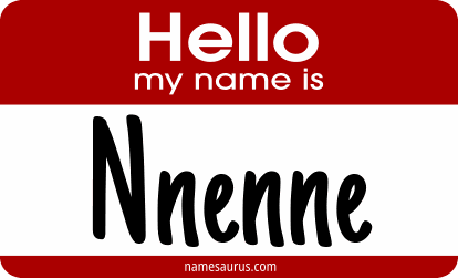 Hello my name is Nnenne png download
