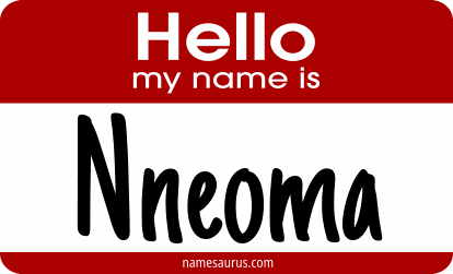 Hello my name is Nneoma png download