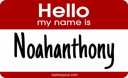 Hello my name is Noahanthony png download