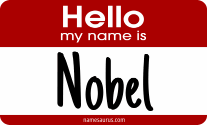 Hello my name is Nobel png download