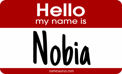 Hello my name is Nobia png download