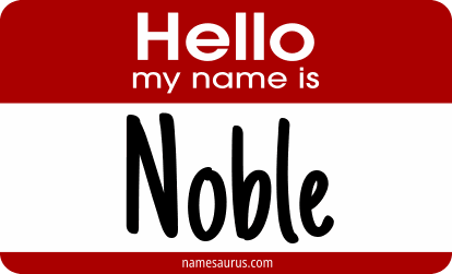 Hello my name is Noble png download
