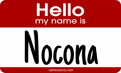 Hello my name is Nocona png download