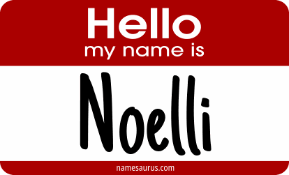 Hello my name is Noelli png download
