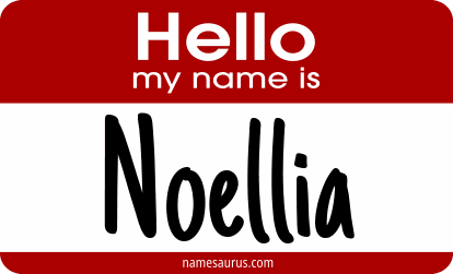 Hello my name is Noellia png download