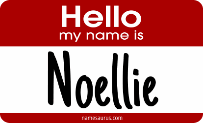 Hello my name is Noellie png download