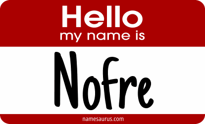 Hello my name is Nofre png download