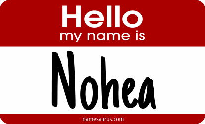 Hello my name is Nohea png download
