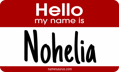 Hello my name is Nohelia png download