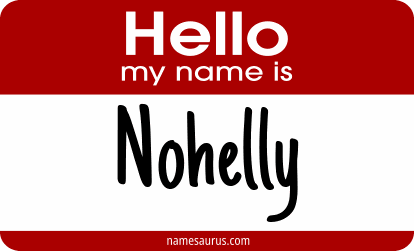 Hello my name is Nohelly png download