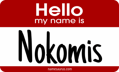 Hello my name is Nokomis png download