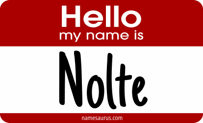Hello my name is Nolte png download